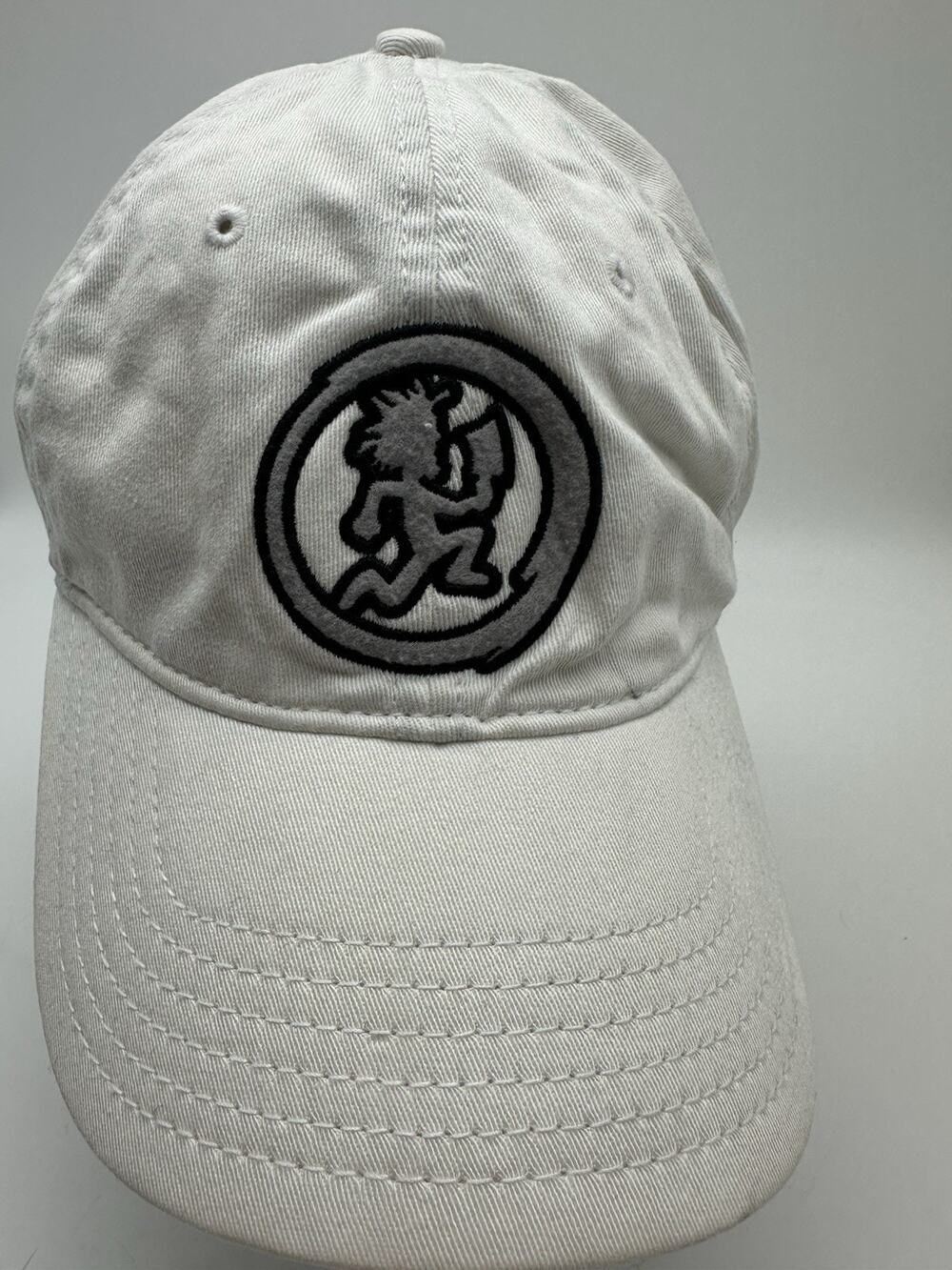 VTG 2005 Psychopathic Records Insane Clown Posse White Hat L/XL ICP Hatchetman